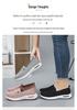 Женские повседневные кеды из дышащего материала Flyknit, без шнуровки, большого размера