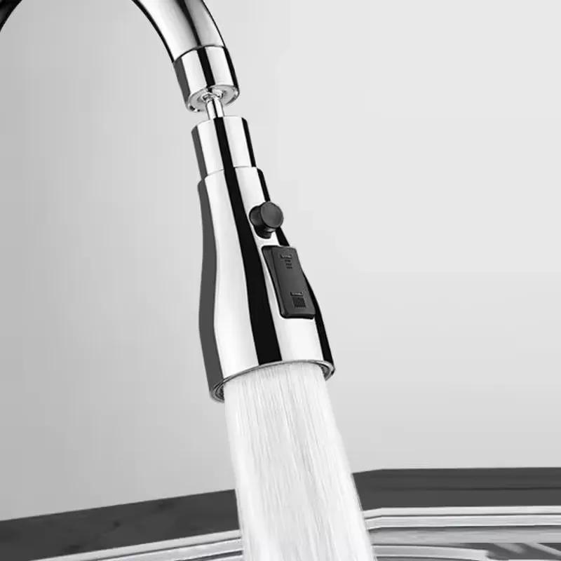 Новый 3 в 1 кран-фильтр функции кухонная раковина душ распылитель раковина фильтр кран выдвижная насадка ванная туалет кран головка кухня