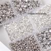 Универсальные серебристые акриловые бусины неправильной круглой квадратной формы для изготовления ожерелий и браслетов своими руками