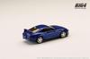 HJ64 Scale Toyota Supra RZ with Active Spoiler Blue Mica Finished Product 1/64 (JZA80) Parts, Metallic,