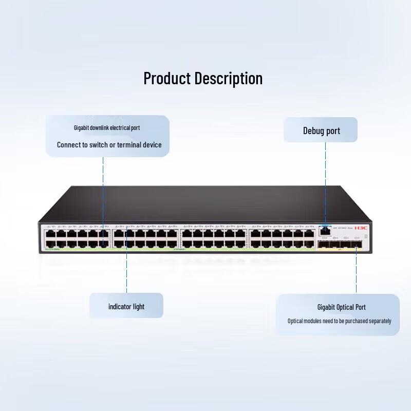 H3C S5130V2-52P-LI 48-Port Gigabit Ethernet Switch