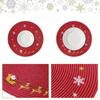 1/2/4 шт. Праздничные салфетки под приборы Дорожки для стола Подставки Декоративный фон Рождественские салфетки под приборы Украшение стола