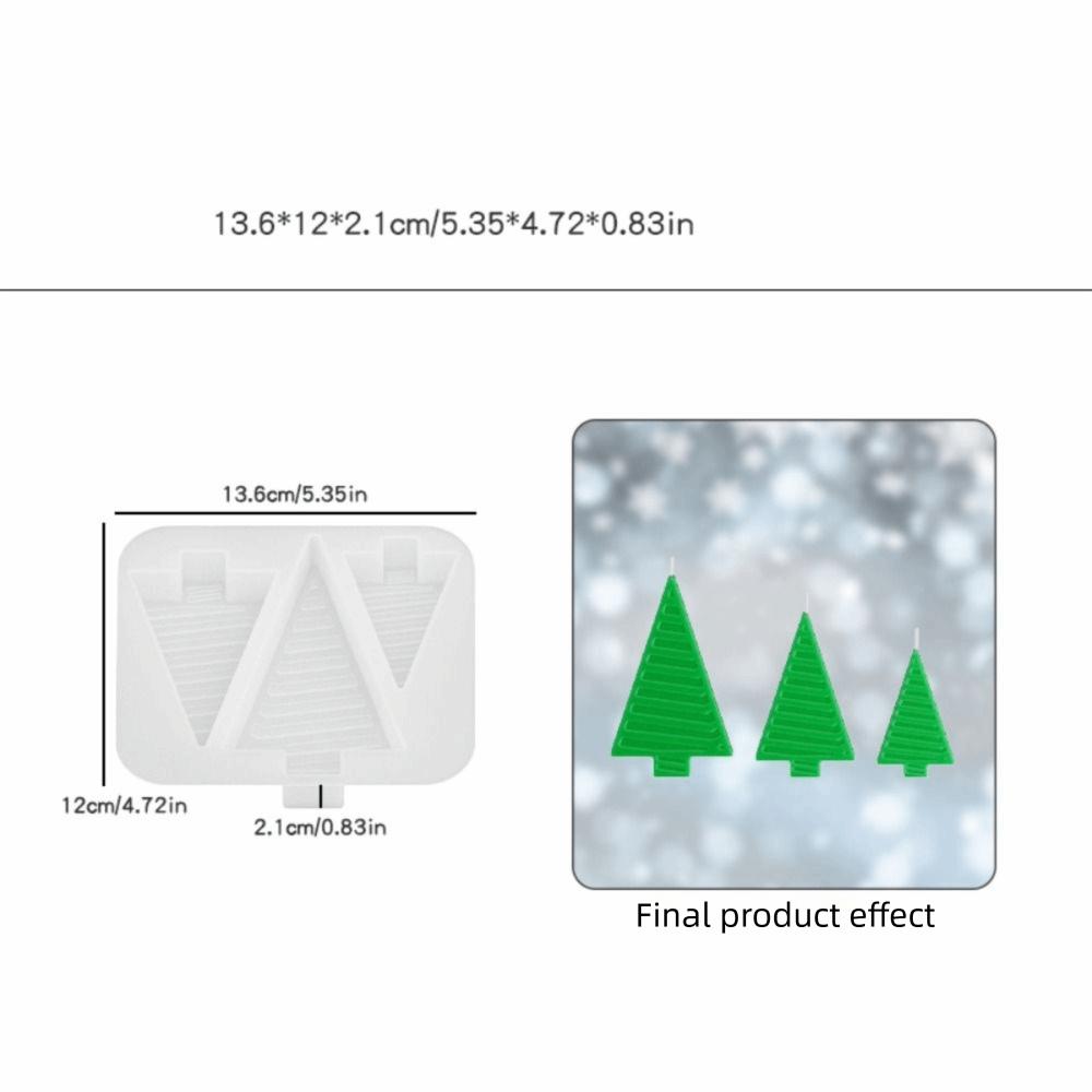 Reusable Christmas Tree Silicone Mold Food Grade Mousse Mold Chocolate Muffin Mold Baking Decor