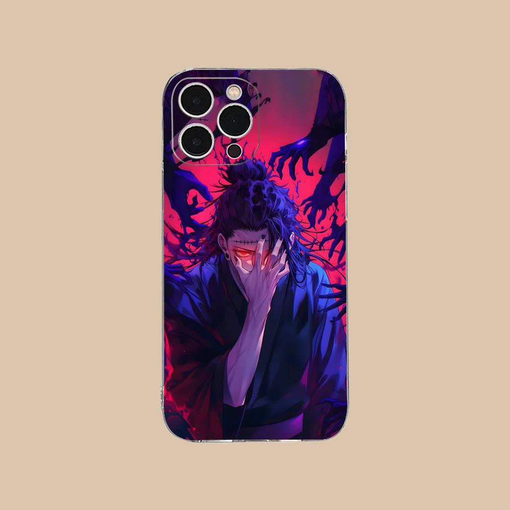 Чехол для телефона Jujutsu Kaisen Geto Suguru для iPhone 17 16 15 14 13 12 11 X XR XS Air Pro Max Plus Mini Прозрачный Цветной Чехол Cover