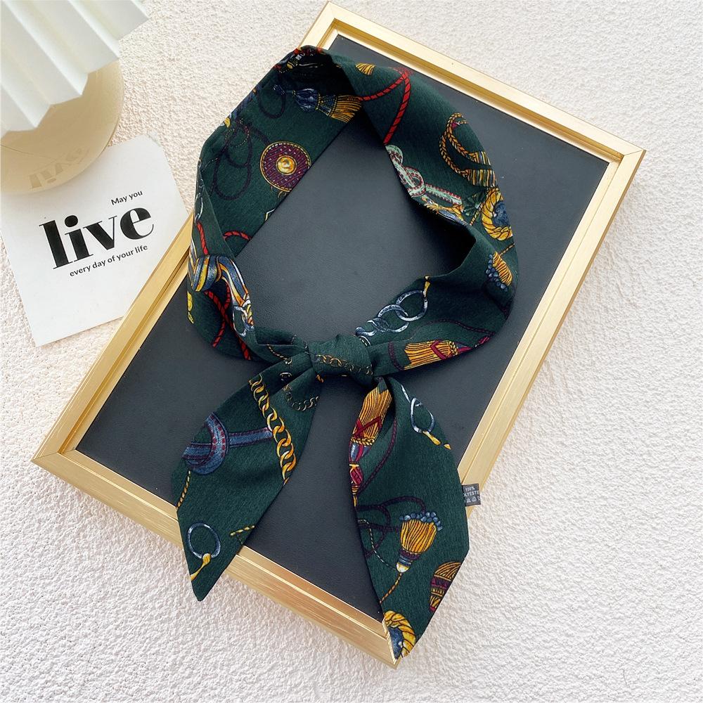 New Scarves Silk Scarves Women'S Spring And Autumn Season Long Decorative Professional Scarves Summer Thin Styles Paired With Shirts Stylish