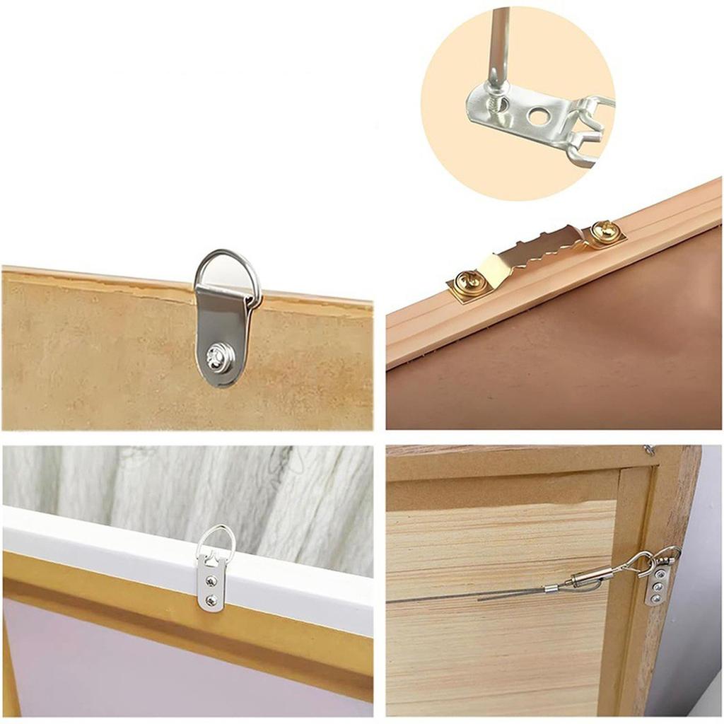 Frame Hardware Accessories – Hooks, Rings & Sawtooth Hangers for Albums & Art