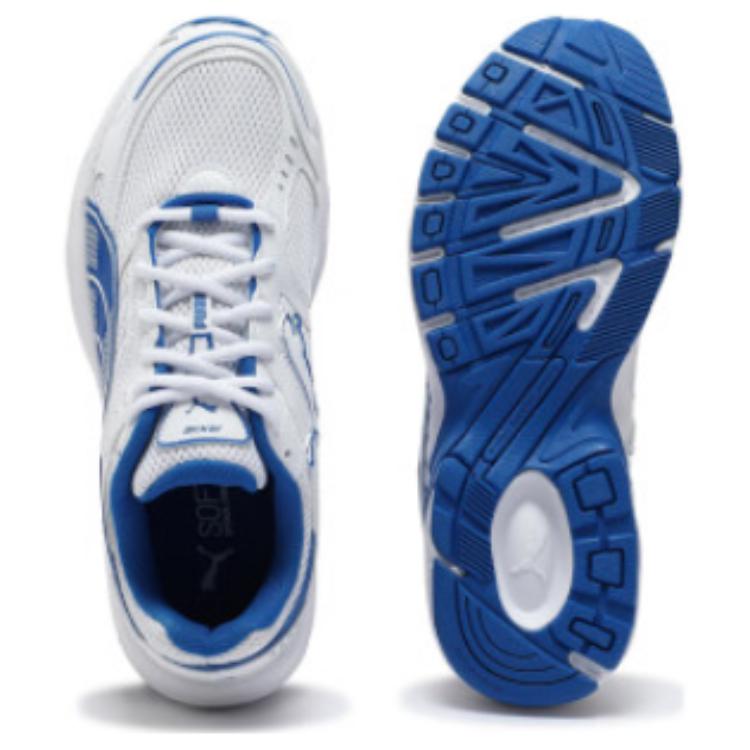 Puma Axis Модные повседневные низкие лайфстайл кроссовки Унисекс кроссовки Белый Синий 368465-20