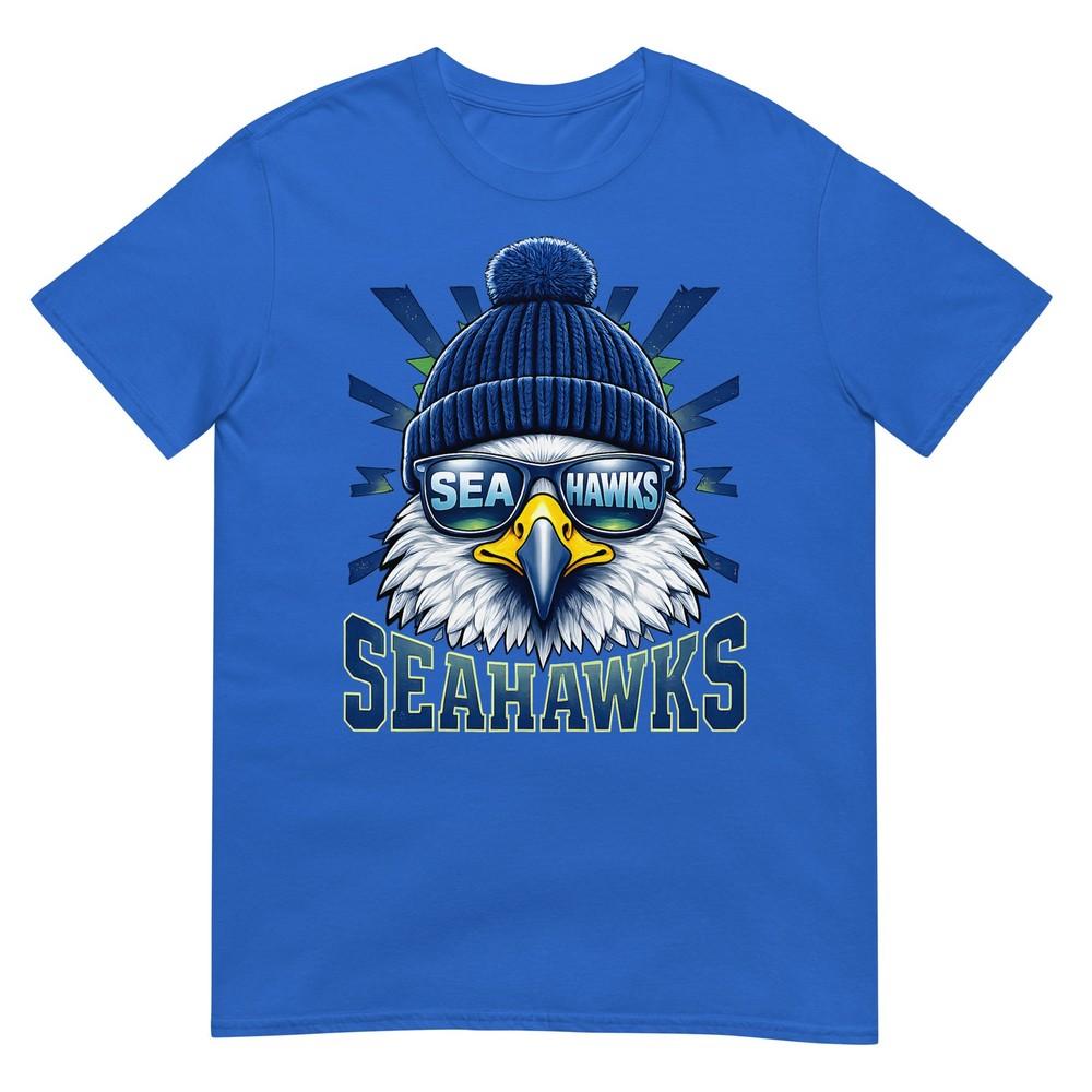 Vintage Cool Face Sea Hawk With Sunglasses Unisex Unisex Tees TShirt