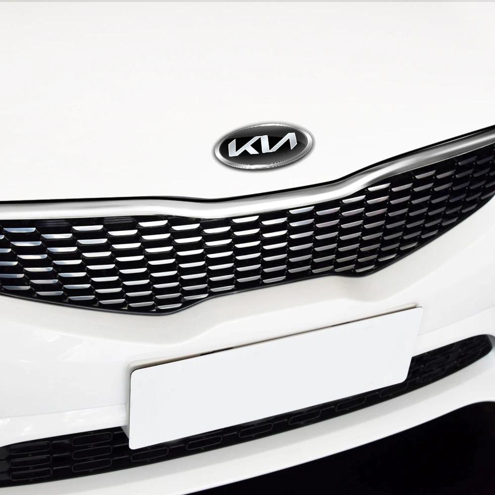 Car Hood Front Bonnet Grill Rear Trunk Emblem For Kia Sportage Rio 3 Soul Picanto EV6 Cerato Niro Telluride Sorento Seltos ED7