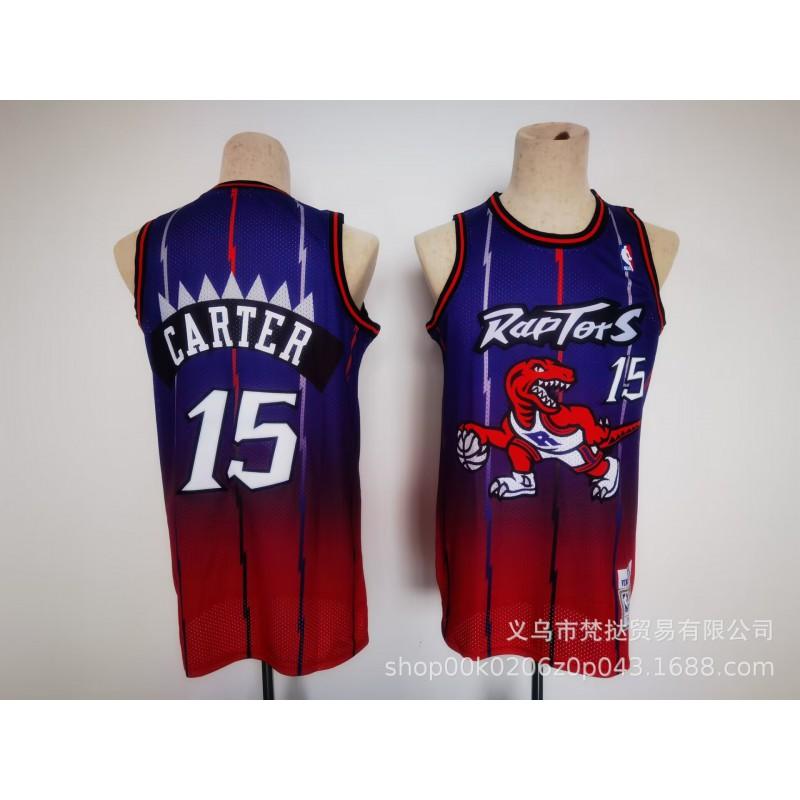 Mens Basketball Jersey Vince Carter 15 Tracy McGrady 1 Retro Stitched NBA Style Sleeveless Cotton V-Neck Sportswear
