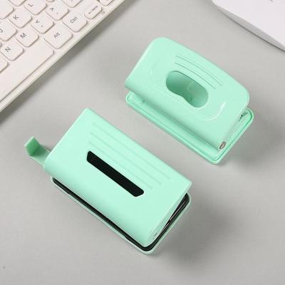 Дырокол Macaron Color Double Hole Punch — ручной, экономящий труд, металлический скоросшиватель для офисного использования