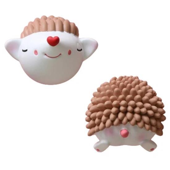 Cartoon Animal Head and Tail Refrigerator Sticker Magnet Elephant Bunny Hedgehog Refrigerator Decoration Po Wall Toy Gift