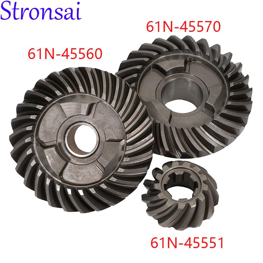 61N-45560 61N-45571 61N-45551 Комплект шестерен для лодочного мотора Yamaha 2/4-тактный 25 л.с. 30 л.с. 61N-45560-00 Аксессуары для лодок