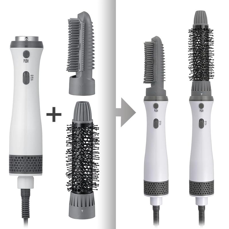 Ohm Denki Iberis Curl Dryer Quiet with 2 Types of Brushes White OHM HB-HI812W 00-5877