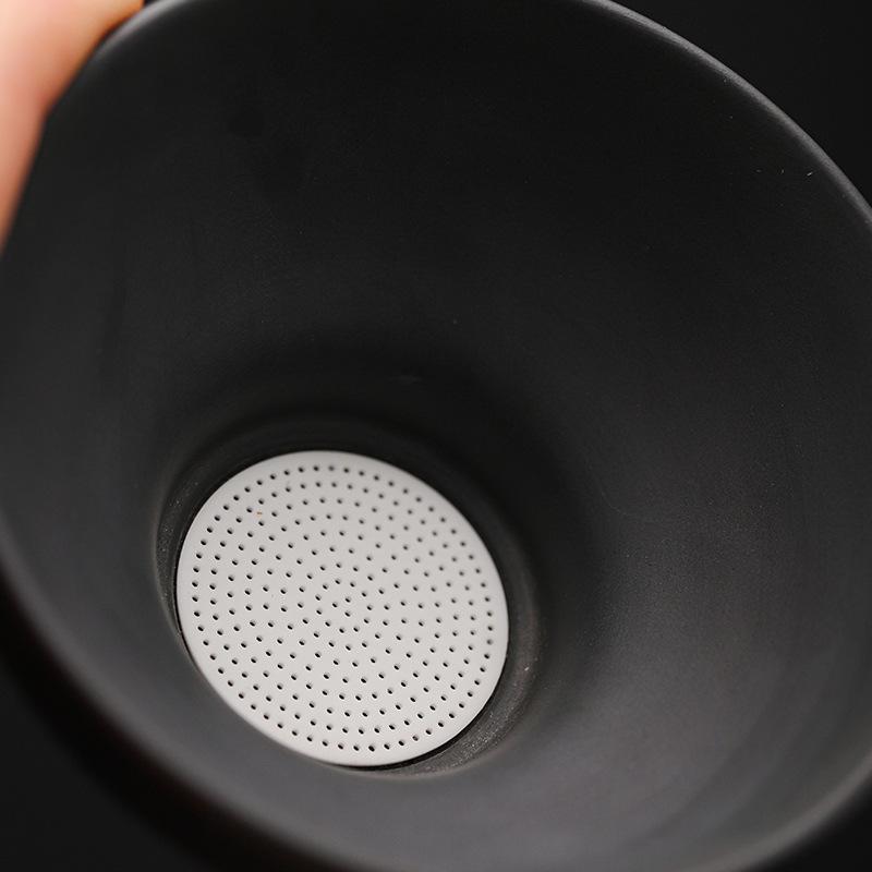 Группа фильтров для чая Jianshui Purple Pottery, ситечко для чая, фарфоровое отверстие для фильтра, подставка для фильтра, принадлежности для чайной церемонии KungFu, чайные принадлежности
