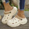 Fashion 2024 Women's Thick Sole Sandals Platform EVA Clogs Fashion Garden Shoes for Women Outdoor Chunky Non Slip Beach Slippers