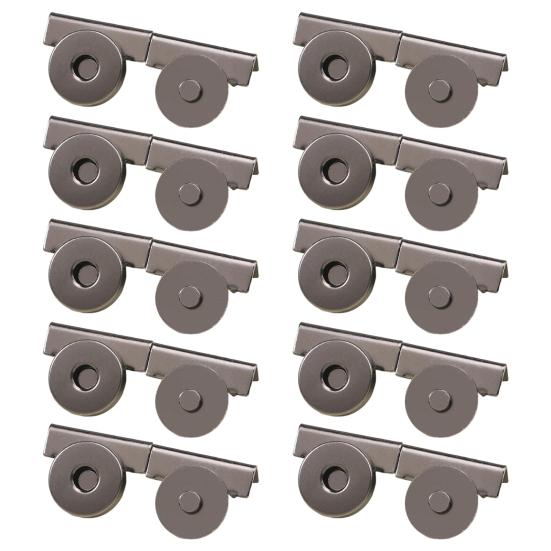 10 пар магнитных кнопок без шитья, кнопки-защелки, застежки для сумок, тоутов, одежды