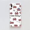 Прозрачный чехол для Samsung A04 A14 A23 M33 M53 Realme 10 9 C35 C55 VIVO X80 Infinix Hot 30 Note 11 Tecno Spark 8P Pro L-28 Cute Hello Kitty