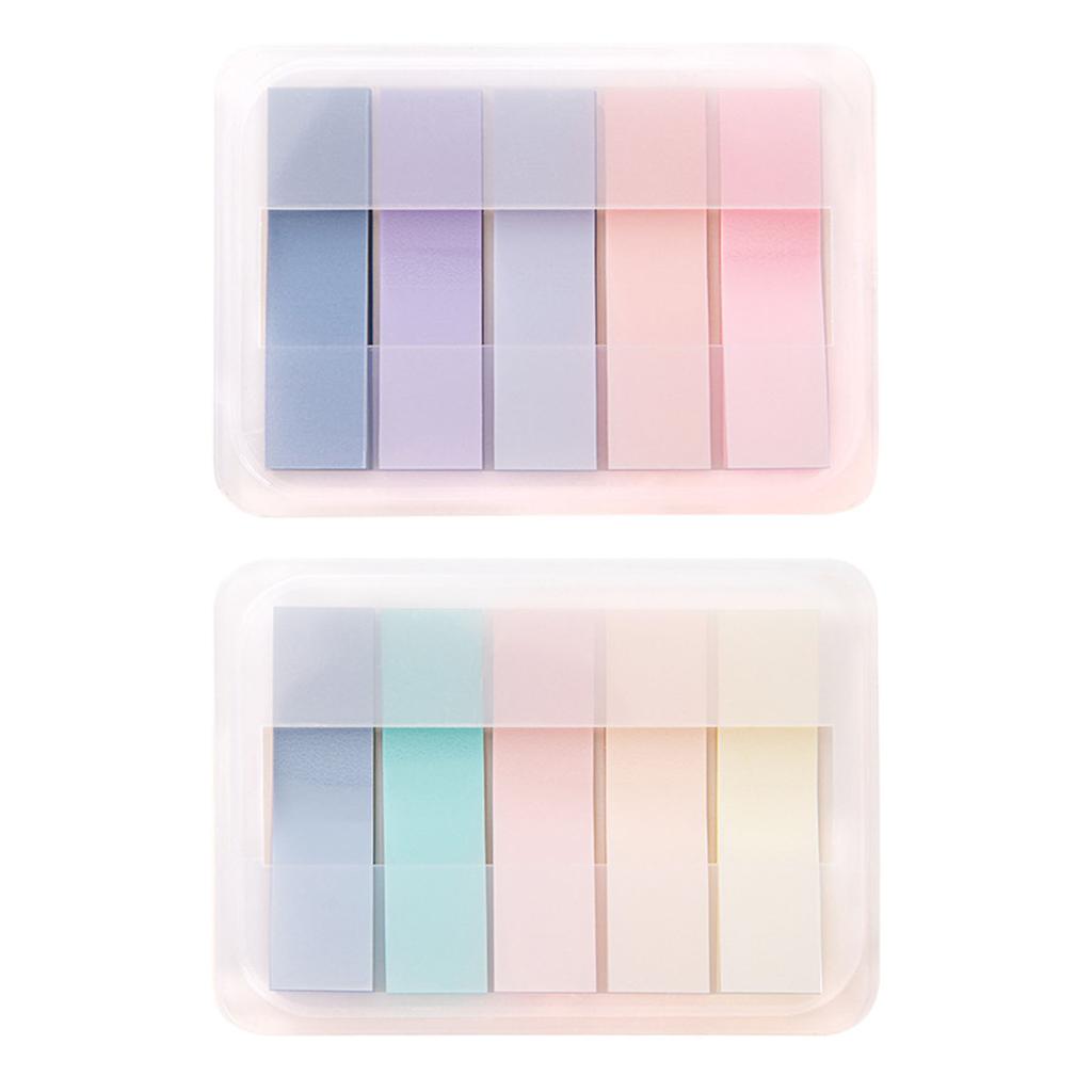 100 листов для создания страниц 5 цветов для быстрой маркировки с прочной адгезией выдвижные индексные стикеры для офиса