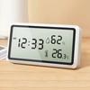 Electronic Thermometer Hygrometer Weather Station for Home Indoor High Precision with Table Clock Temperature Controller