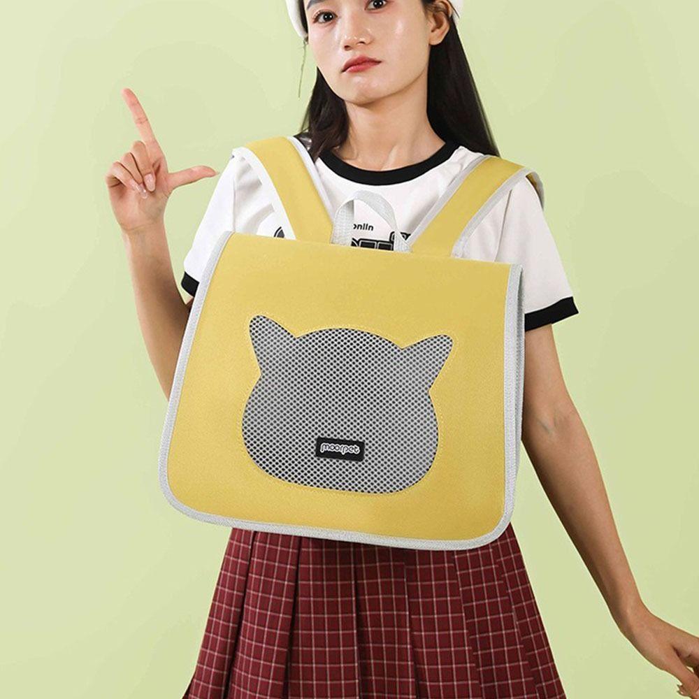 Дышащий рюкзак для кошек, большая вместимость, сумка-переноска для кошек, портативный рюкзак для домашних животных и собак, уличный рюкзак