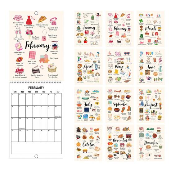 Настенный календарь 2026 Янв. 2026 - Дек.2026 Вертикальный 12-месячный календарь для планирования встреч, организации дома и офиса