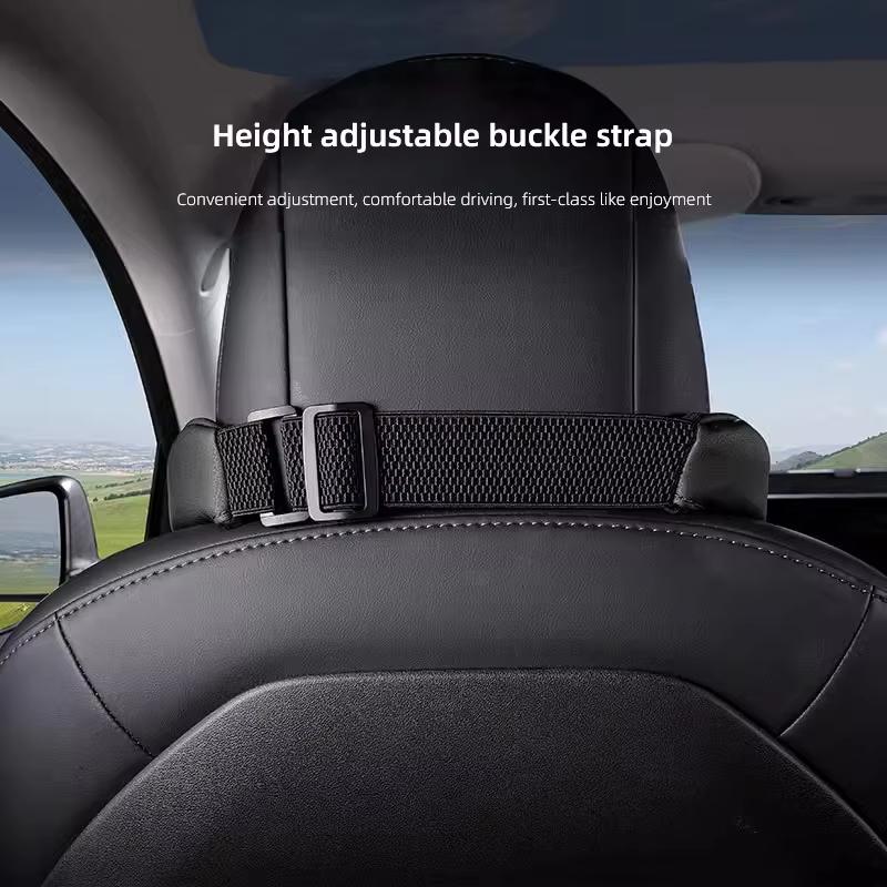 CREKH1 For Tesla Model 3 Model X Model S Model Y Juniper Car Seat Headrest Support Memory Foam Car Rest Neck Pillow Car Accessories