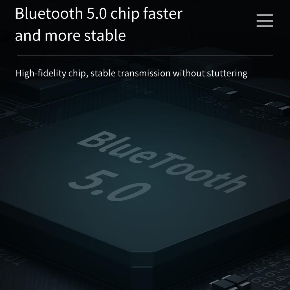 Приемник Bluetooth 5.0, передатчик, беспроводной аудиосигнал с адаптером ЖК-экрана, 3,5 мм, AUX, автомобильный Bluetooth, громкая связь