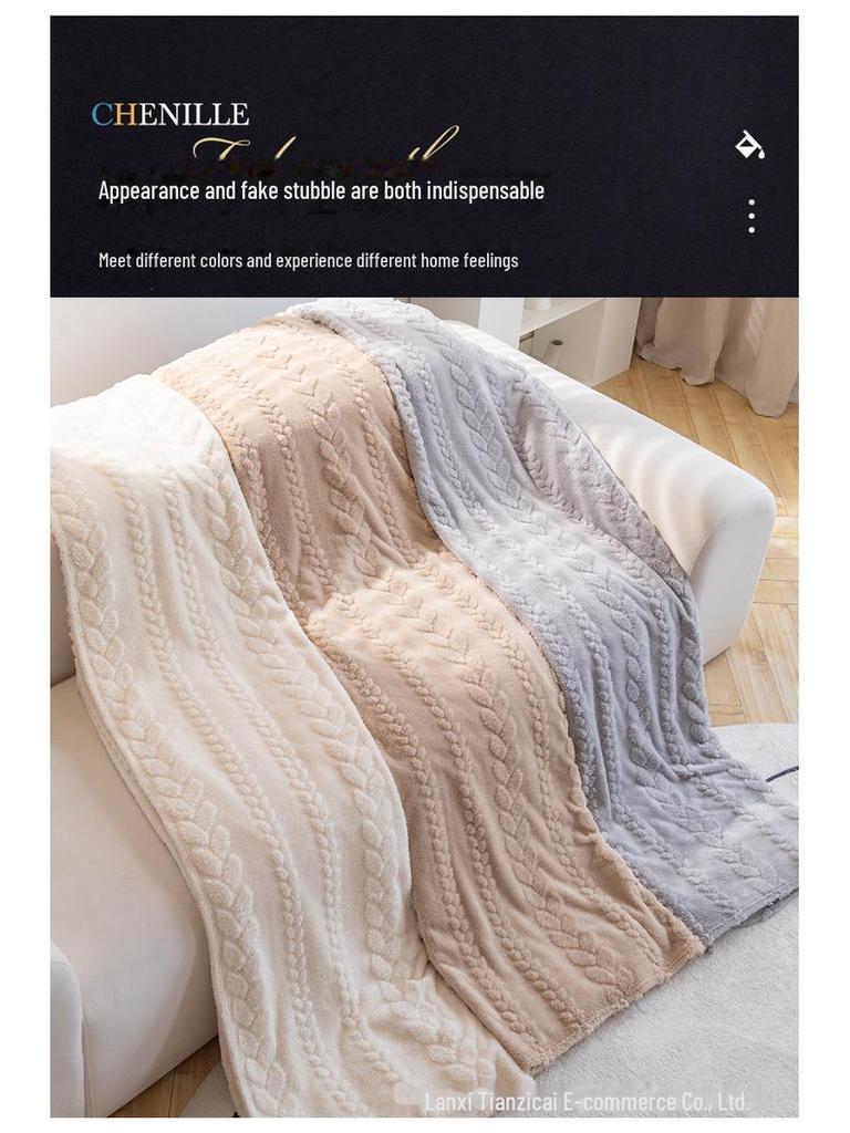 Плюшевый универсальный зимний чехол для дивана - защита от царапин и комплексная защита