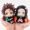 Убийца демонов: Фигурка Kimetsu no Yaiba Q-версия сидящая сидящая Танджи Рюя Доузи Аниме Модель Машина Торт Фигурка Гача