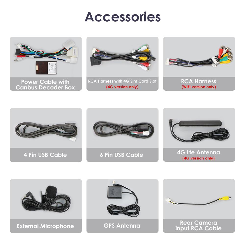 Hizpo 2 Din Carplay 4G-LTE 9 дюймов для Toyota Land Cruiser Prado 150 2013-2017 Автомобильный радиоприемник Мультимедийный видеоплеер Навигация GPS Интеллектуальный экран DSP