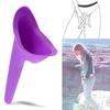 Portable Woman Women Urinal Camping Travel Urination Toilet Urine Device (Color: Purple)