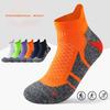 Professional Marathon Running Sock Men Women Sports Fitness Thickened Cushioned Short Tube Low Cut Boat Ankle Socks