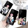 Чехол для телефона N-Tamon B-Side для Samsung S26, S25, S24, S23, S22, S30, S21, Ultra, Plus, FE 5G Черный Мягкая крышка