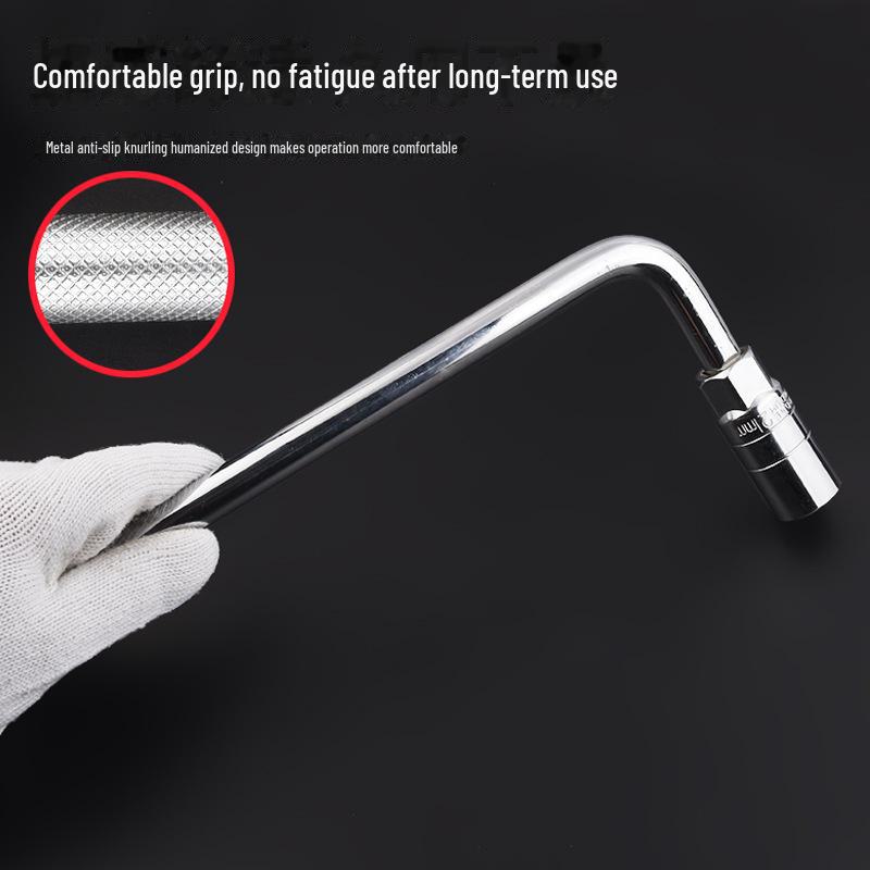 Удлиненный инструмент с трещоткой большого размера (1/2") и недеформируемым быстросъемным удлинителем.