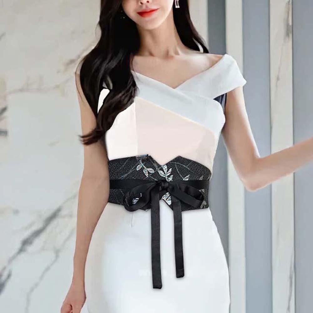 Cloth Hanfu Cummerbunds Adjustable Ethnic Style Women's Belt Fashion Chinese Wide Belt Ornament