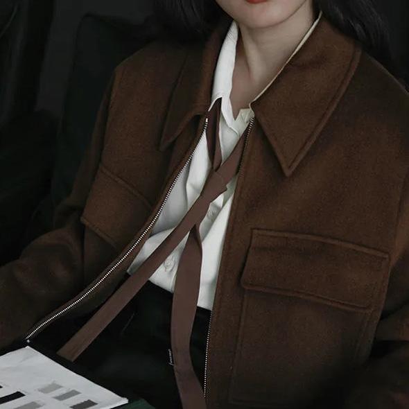 Винтажные женские блузки в стиле Харадзюку, шикарные базовые рубашки с длинными рукавами в корейском стиле и галстуком, свободные Эстетические женские повседневные рубашки в стиле ретро