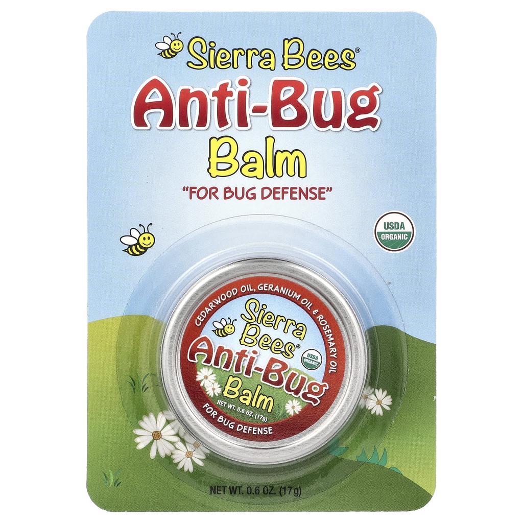 Бальзам от насекомых, масло кедра, герани и розмарина, 17 г(0,6 унции)