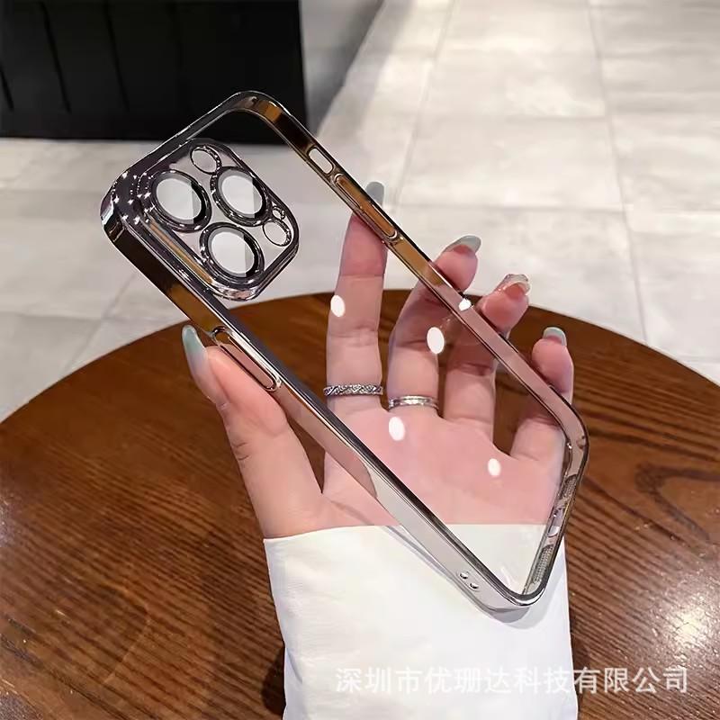 Применимо к гальванизированному чехлу для мобильного телефона iPhone11promax, Apple 11 поставляется с защитной пленкой для объектива, все это защитные чехлы из поликарбоната с защитой от падений.