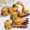 Simulation Excavator Model Toy Construction Vehicles Mixer Truck Toys  For Children