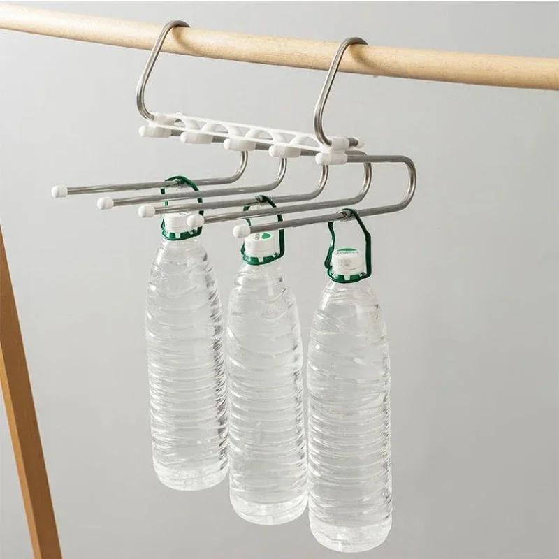 Принадлежности для хранения домашней одежды Многофункциональная вешалка для одежды Стойка для хранения детских и взрослых платьев Органайзер для шкафа-гардероба