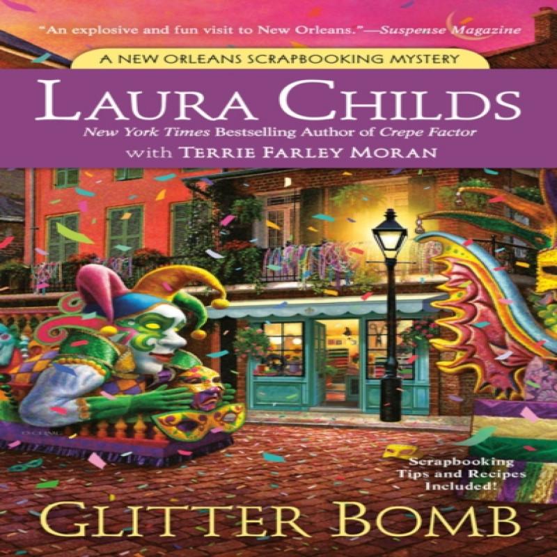 Glitter Bomb by Laura Childs Paperback Book 9780451489555