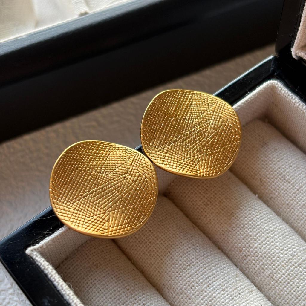 Серьги с текстурой, универсальная текстура, простые и модные, уникальные серьги-подвески, новые высококачественные и нишевые аксессуары