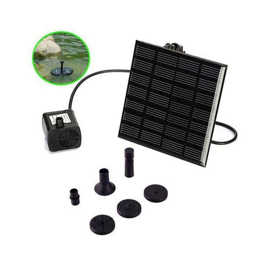 Solar Fountain Water Pump Panel Garden Pond Pool Submersible Watering Kit