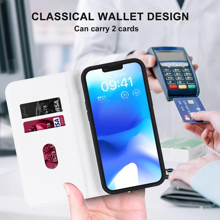 For iPhone 13 Pro Max Rhombic MagSafe RFID Anti-Theft Wallet Leather Phone Case