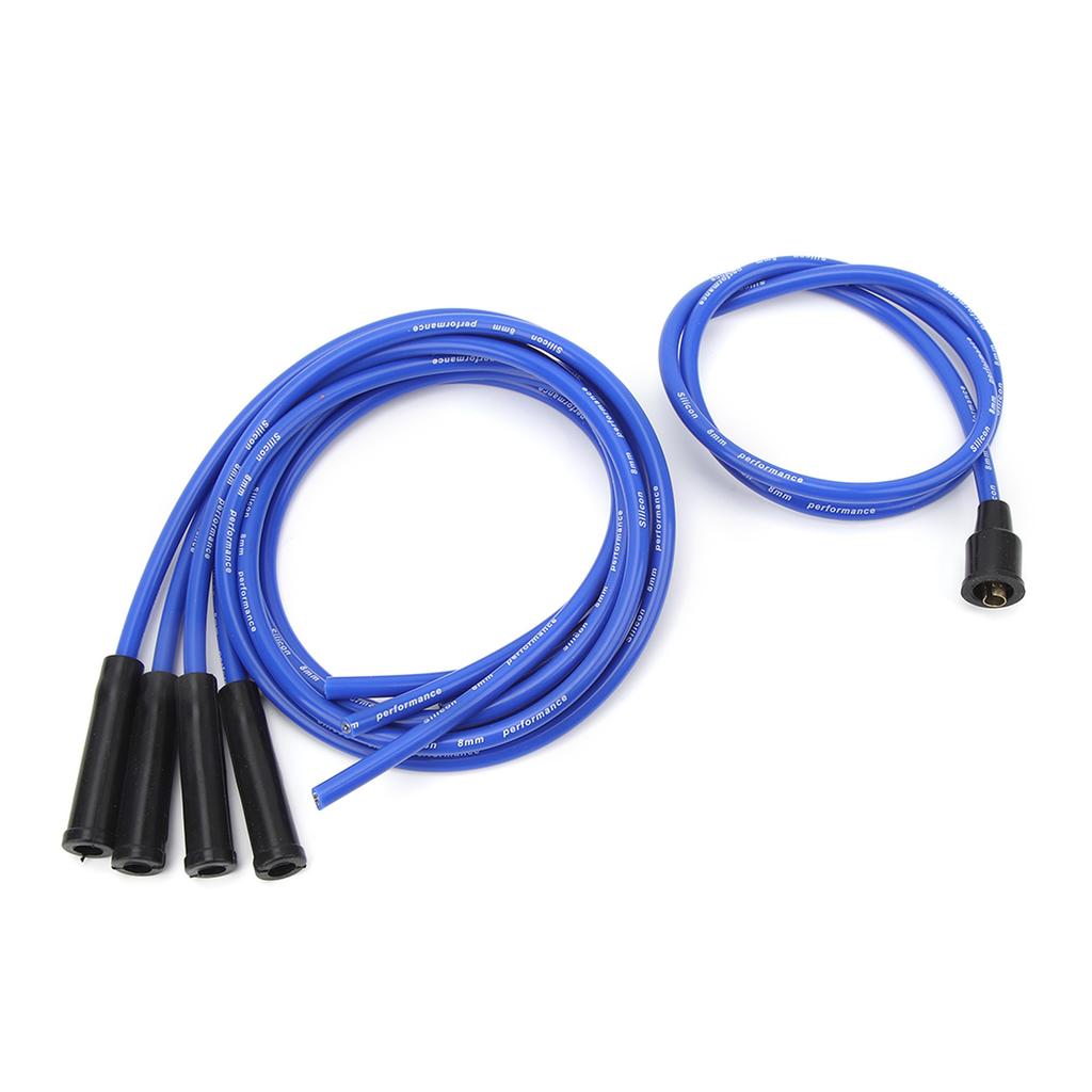 8mm Wire 1m Length High Efficiency Stable Ignition Wire Set for 4 Cylinder Cars