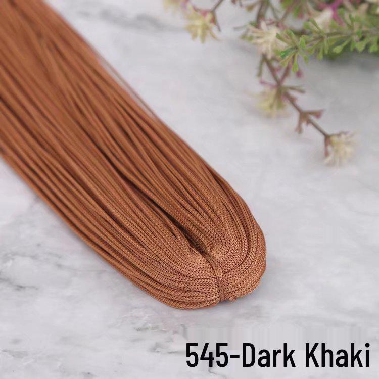 1mm Fine Ice Silk Crochet & Knitting Thread – Ideal for DIY Bags, Sandals, or Summer Hats