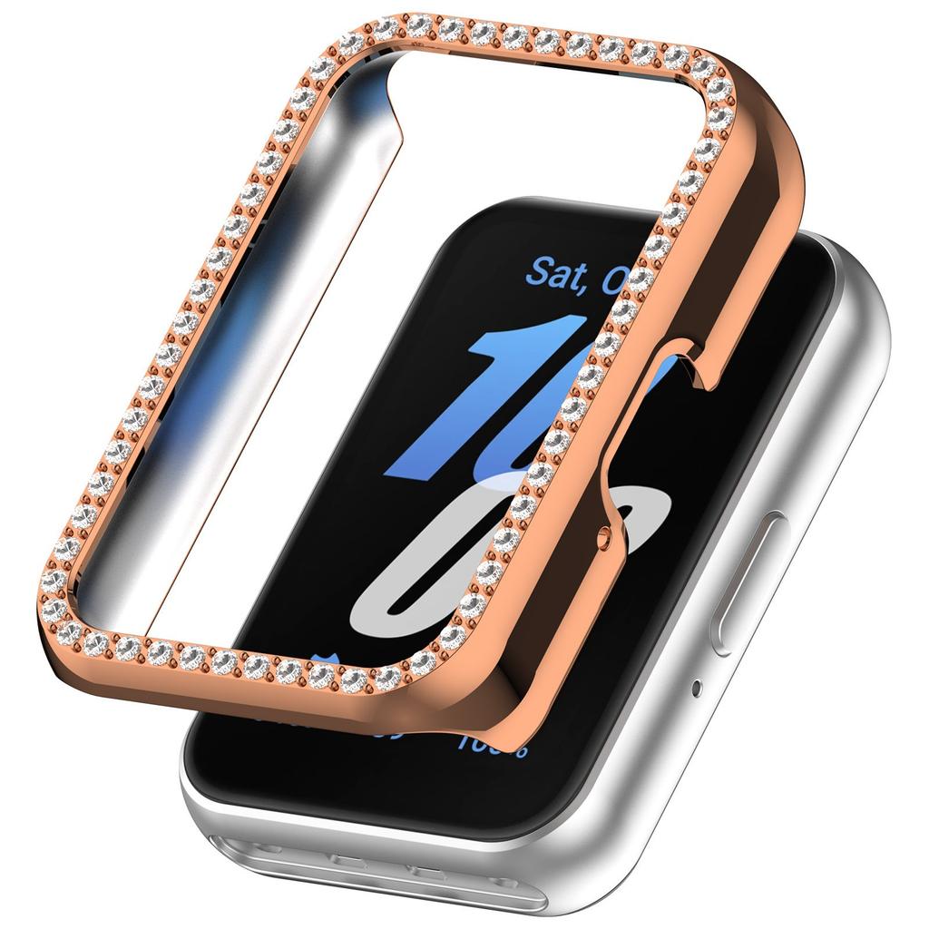 Алмазный Чехол для HUAWEI Band 11 Аксессуары Жесткий Полый PC Бампер Рамка Оболочка Чехол для huawei smart band 11Pro Чехлы