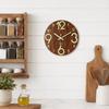 Silent Luminous Wall Clock 8 Inch Quartz Wall Clock Minimalist 3D Wall Clock  Office