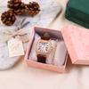 Gift Set, Ladies' Exquisite Gift Box, Diamond encrusted Women's Quartz Watch, Bracelet, Valentine's Day